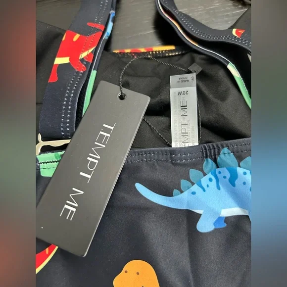 Tempt Me Two Piece Swimsuits - Women High Waisted Bikini Scoop Neck Bathing Suit - Picture 7 of 7